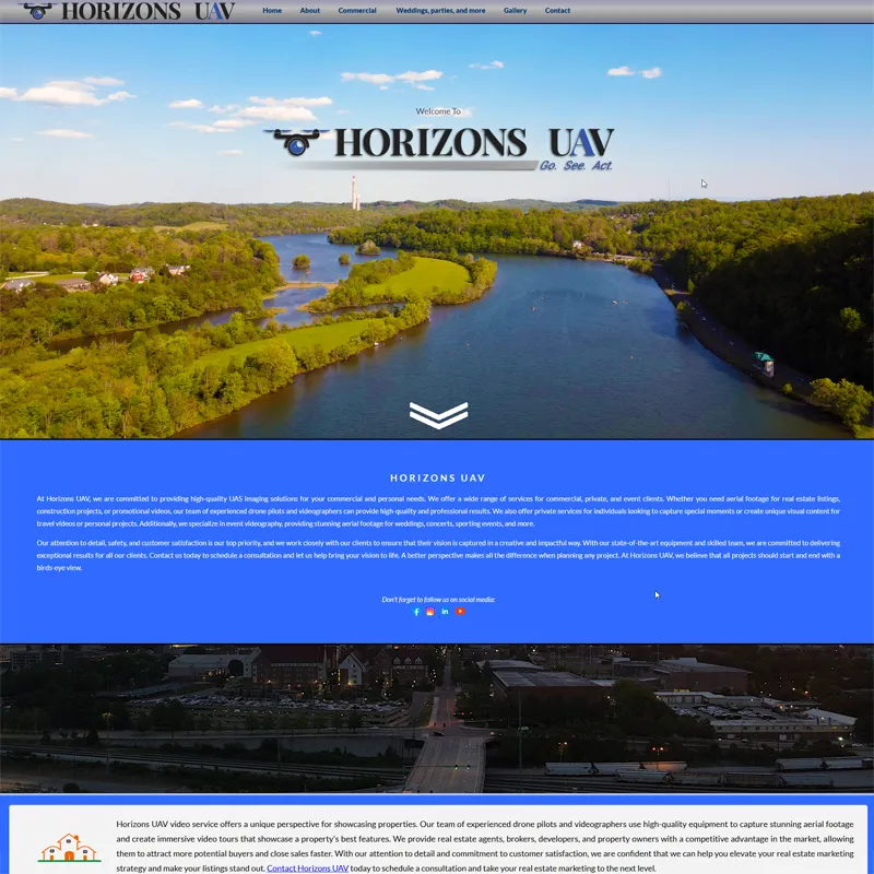 Thumbnail for Horizons UAV Website
